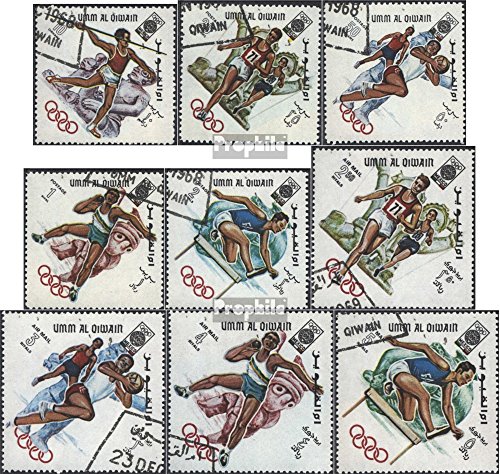 Prophila Collection UMM al Qaiwain 264A-272A (Completa Edizione) 1968 Olympics.Estate ´68, Messico (Francobolli per i Collezionisti) Basket/Pallavolo/Pallamano