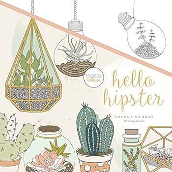 Hello Hipster : Kaisercolour: Colouring Book