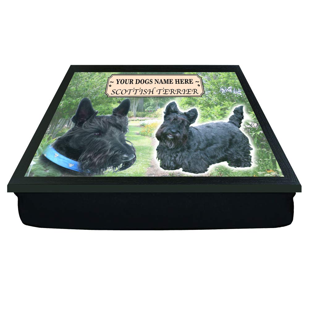 Personalised Gift Products Scottish Terrier Personalised Dog Breed Gift Lap Tray