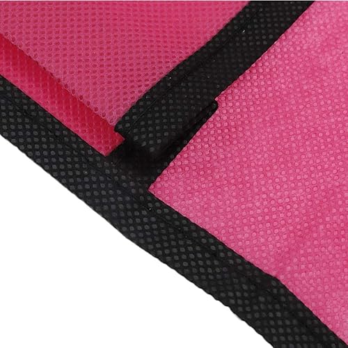 Vista 3 de Sccon - Organizador de zapatos con 20 bolsillos para colgar zapatos detrás de la puerta con 4 ganchos para colgar zapatos sobre la puerta, color Rosa