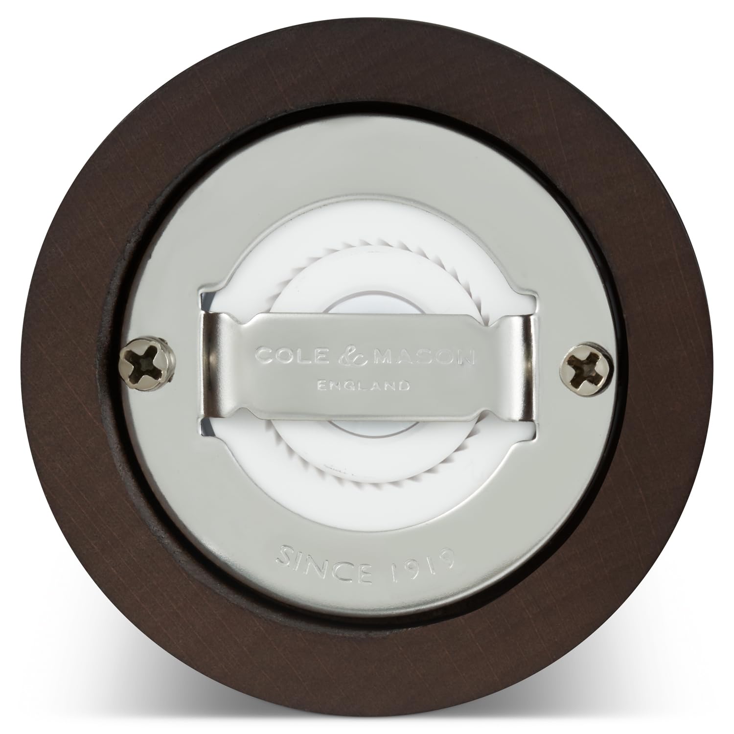 Cole & Mason H233020 London Legno di Cioccolato Macina Sale e Pepe, Precision+/Macinatura Regolabile, Legno di Faggio, 220mm, Pacco Regalo, Include 2 x Macinini, Garanzia a Vita sul Meccanismo