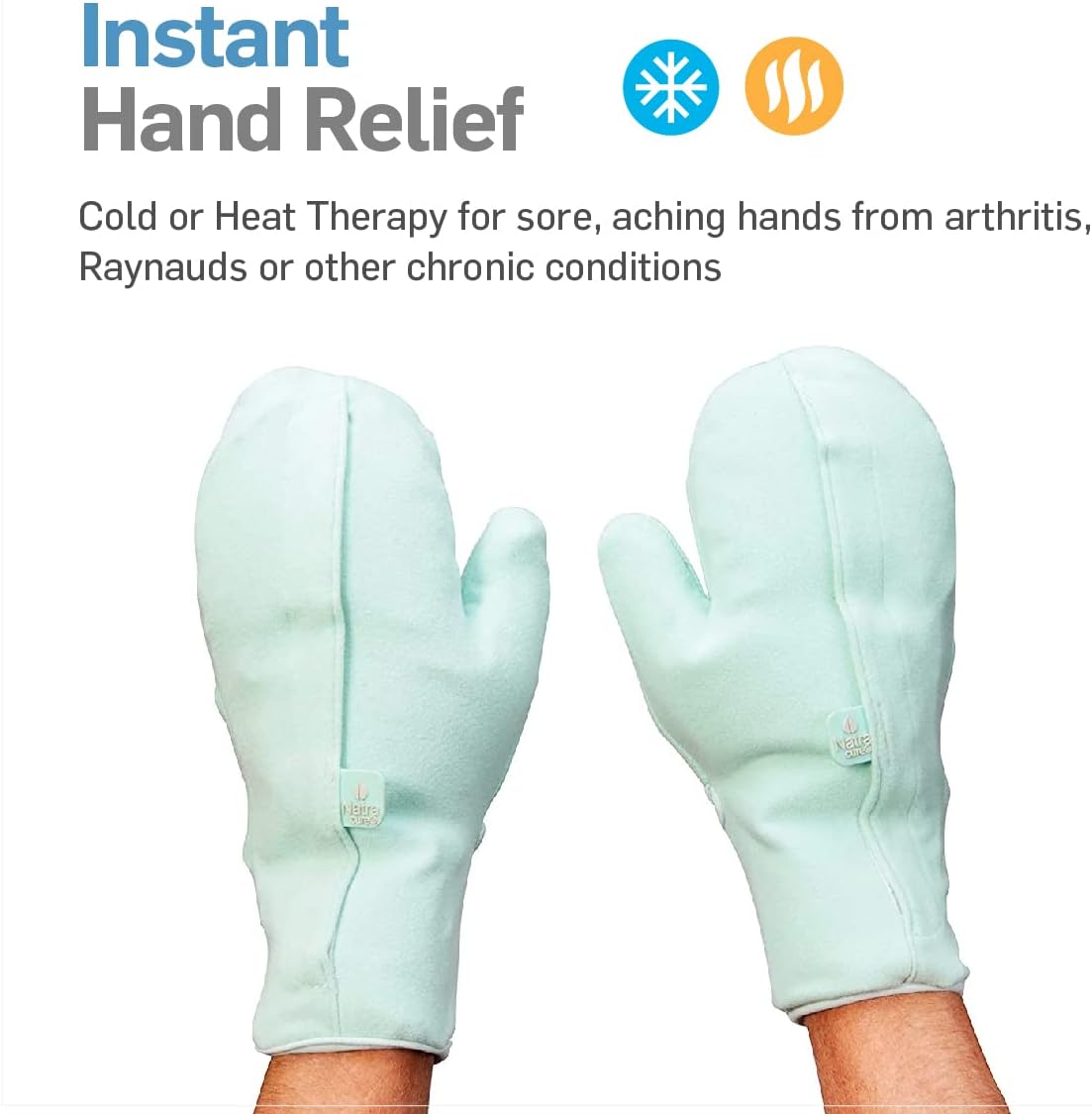 NatraCure Cold Therapy Mittens - Small/Medium - (for Sore, Aching Hands, Arthritis, Neuropathy, Chemotherapy, and Hand or Finger Pain) : Everything Else