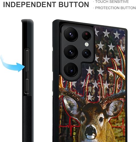 Miniatura 3 de Compatible con Samsung Galaxy S23 Ultra, funda protectora antideslizante y a prueba de golpes para hombres y mujeres, goma de silicona suave +