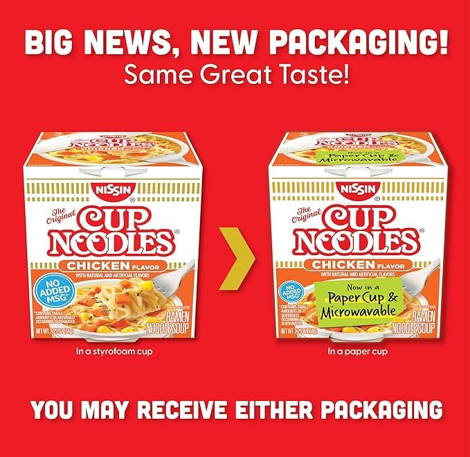 Nissin Cup Noodles Chicken 2.25 oz