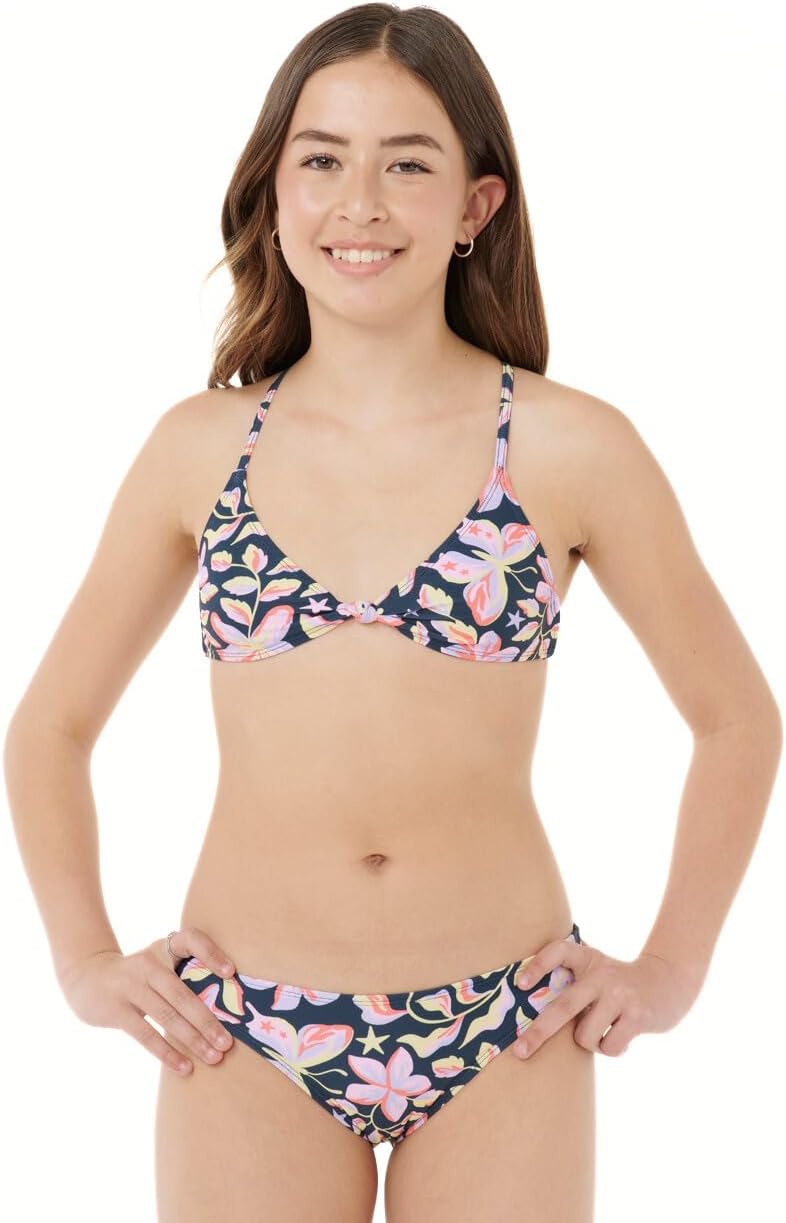 Rip Curl Girls' Sunset Skies Bikini Swimsuit Set