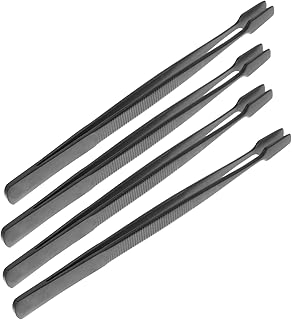 Lash Extension Tweezers 4 pcs Eyelash Extension Tweezers Stainless Steel Precision Eyelash Tweezers Lash Tweezers Lash Tweezers Tool