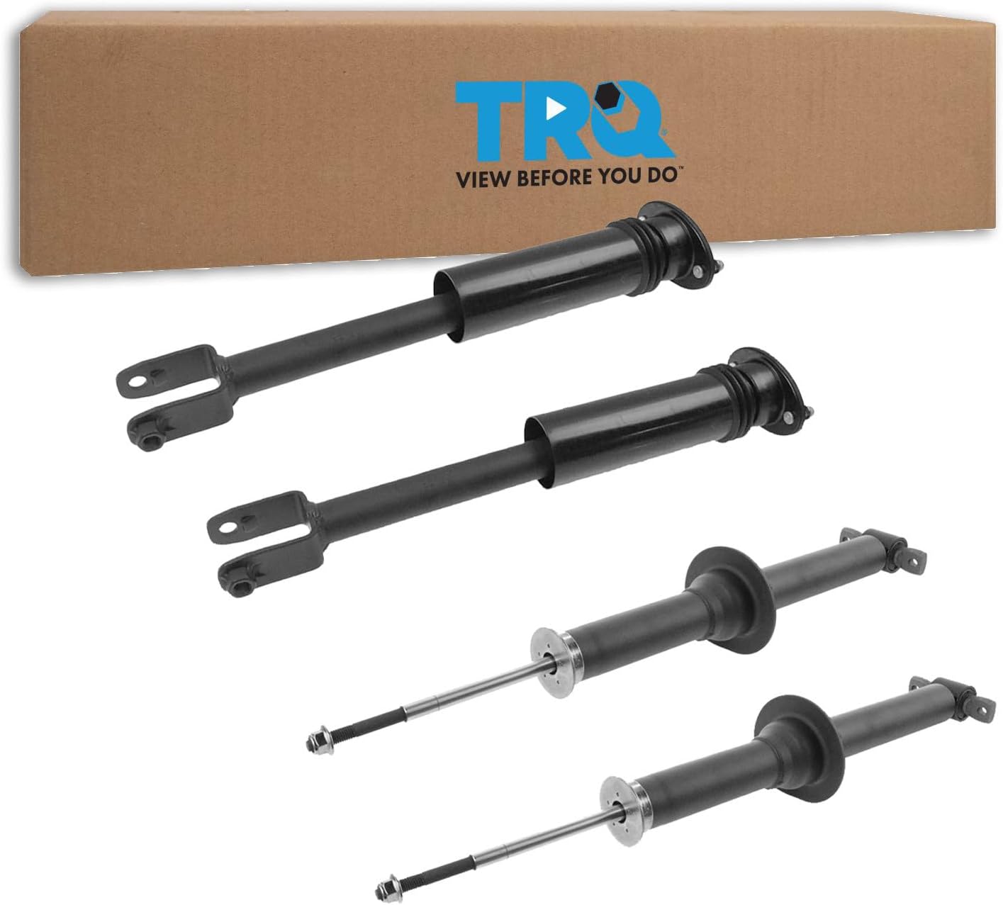 TRQ Front and Rear Strut Assembly Set Compatible with 2003-2007 Cadillac CTS