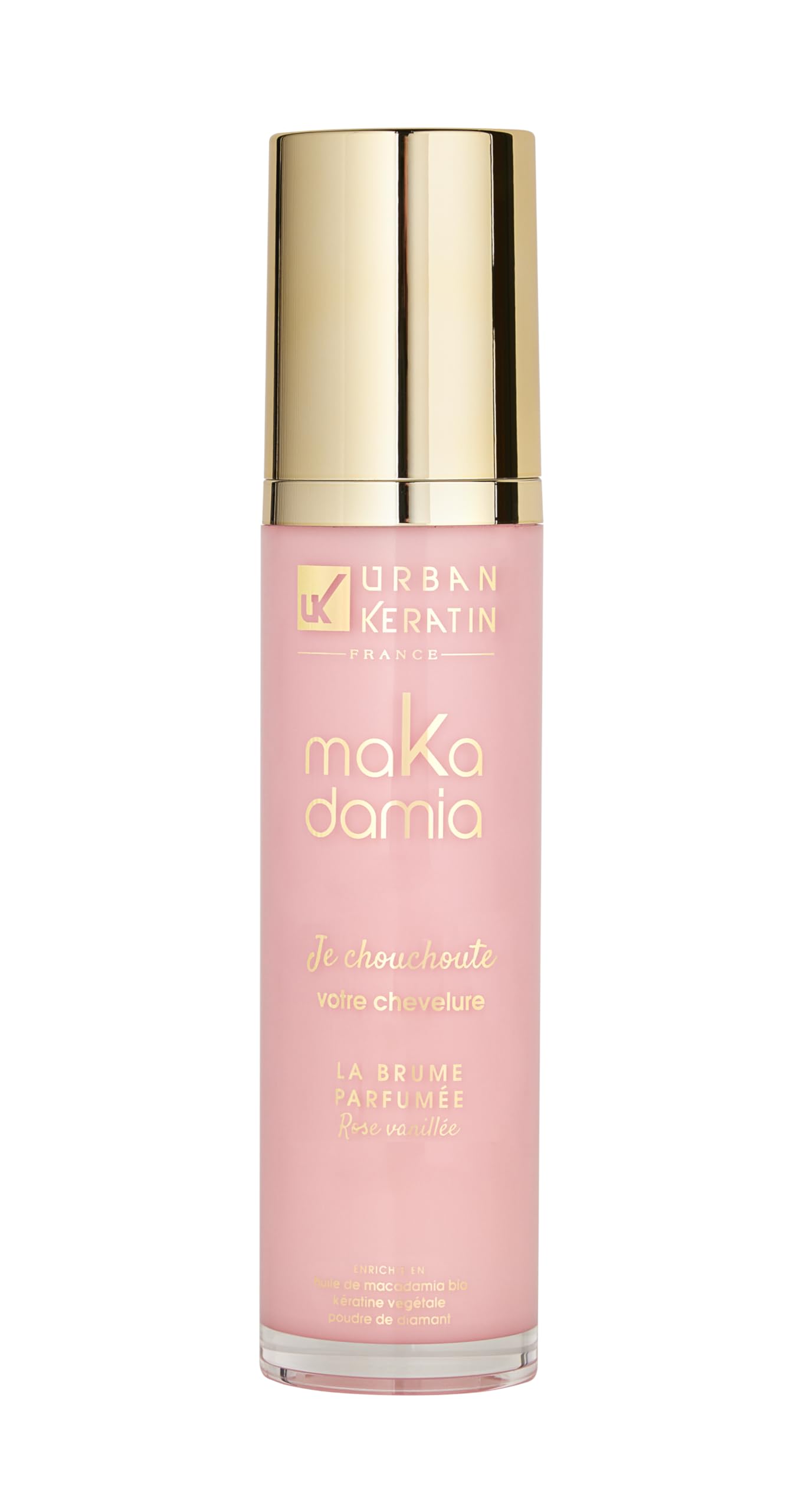 Urban Keratin - Makadamia Brume parfumée Edition Rose Vanille 100ml - Je chouchoute