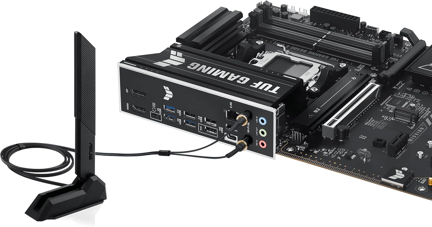 CPU 7800X3D+TUF B650PlusWiFi+DDR5 32GB*2 ASUS TUF GAMING B650-PLUS WIFI ATX Gaming Motherboard, AMD