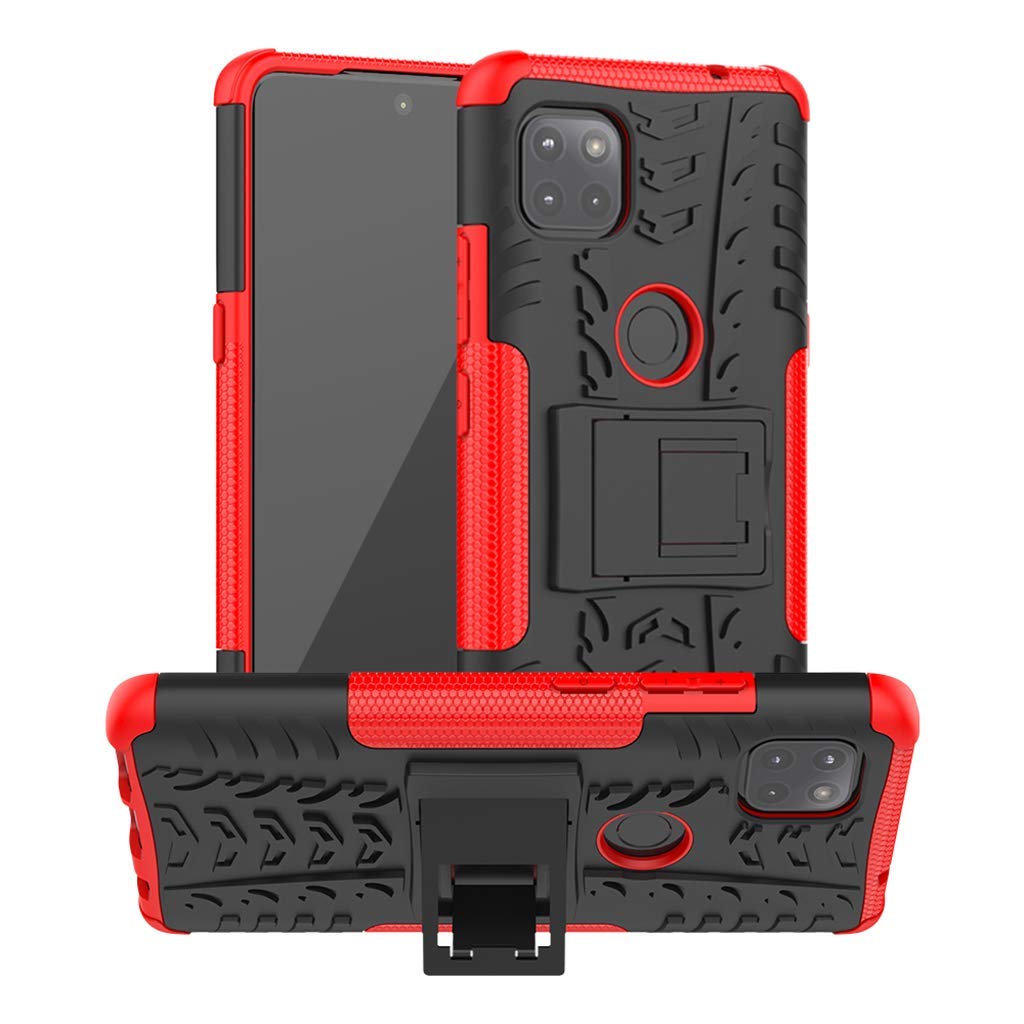 Lustree Armor Shock Proof Case Cover with Back Stand for Motorola Moto G 5G- (Red) (B08TBXD1KF) Amazon Price History, Amazon Price Tracker