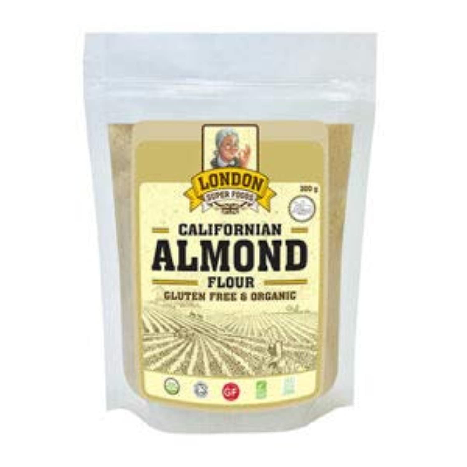 LONDON SUPER FOODS Flour Almond ORGANIC LSF 300g