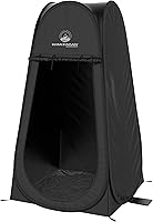 Wakeman Pop-Up Privacy Tent 3.3x3.3x6.2ft - Portable Changing Room, Camping Shower & Toilet Stall with Carry Bag
