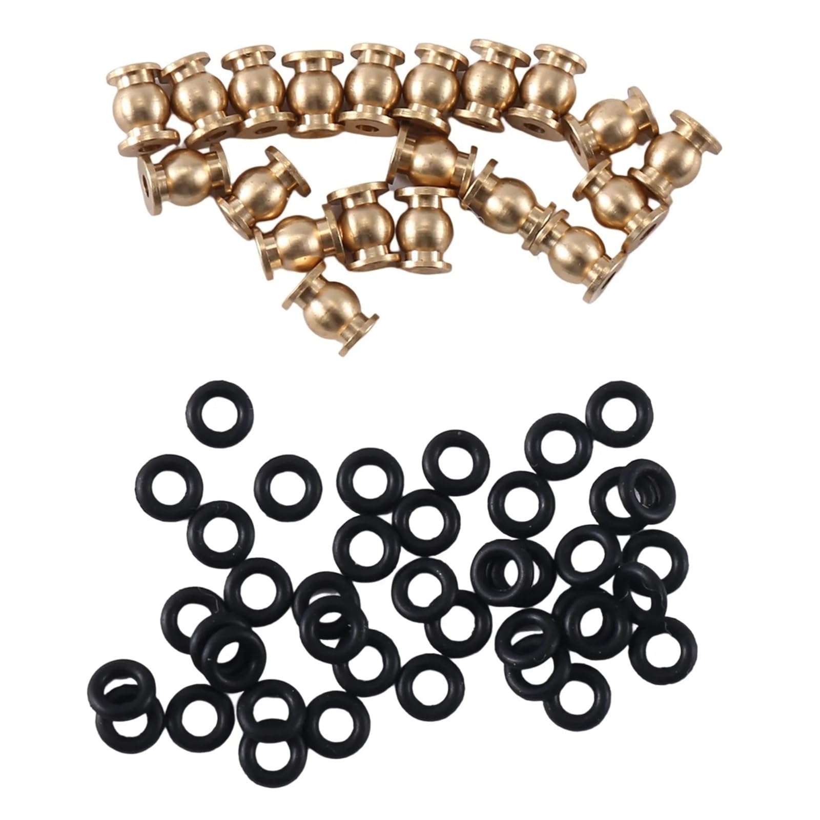 Rc PièCes DéTachéEs Pour Axial Pour SCX24 1/24 20 Biellettes D'amortisseur Laiton Rotules Joints Toriques Voiture RC Crawler Pièces Rechange Voiture RC Crawler