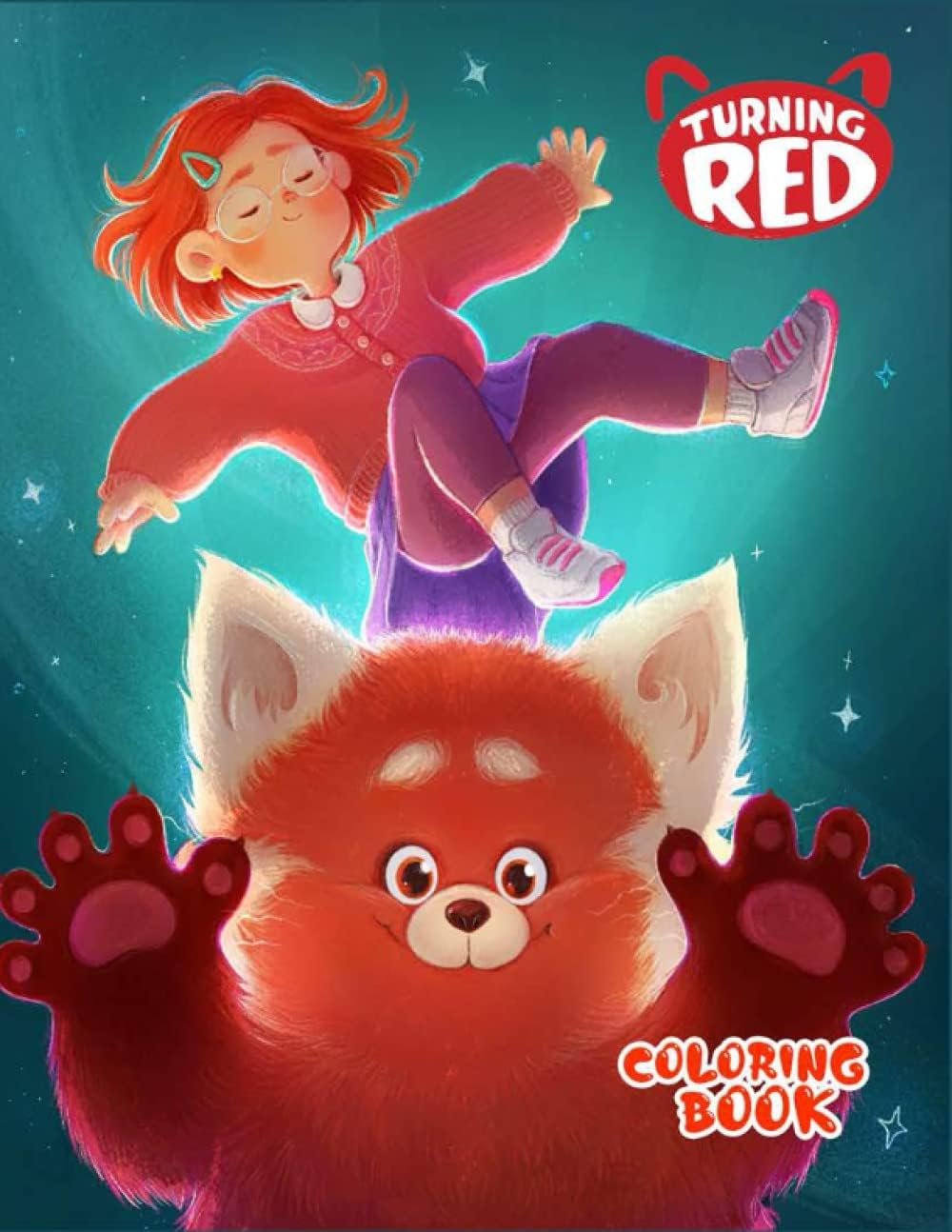 Turṇing Red Coloriṇg Book: Turning Réd Coloring Book for Kids & Adults | High Quality Illustrations of Turning Réd Characters and Fun Red Panda Coloring Pages