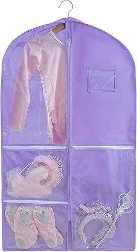 Vista 29 de Bolsa de ropa colgante impermeable, bolsas de ropa de 40 pulgadas para colgar ropa, bolsas de ropa para almacenamiento de viajes, bolsa de ropa