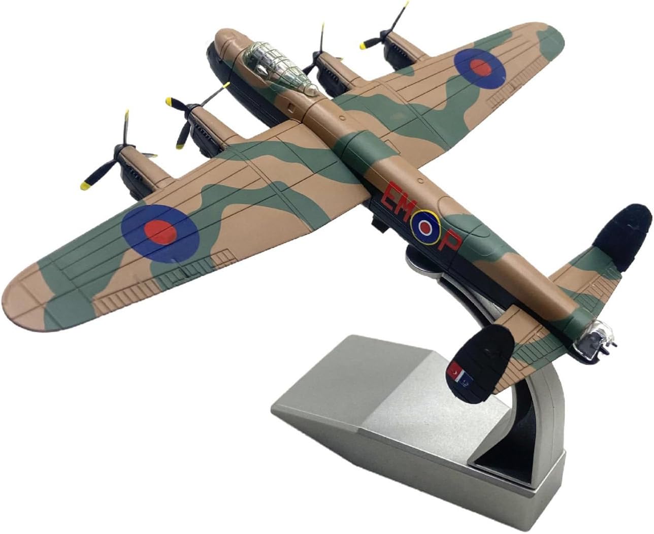 1/144 Scale WWII Royal Air Force Avro Lancaster Bomber Aircraft Model Alloy Model Diecast Plane for Collection AE