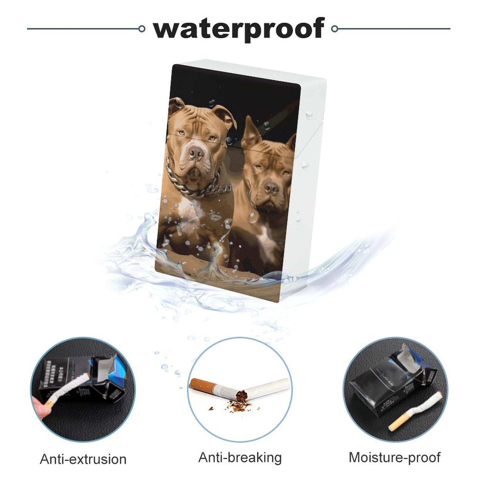 Amazon.com: Pitbull Dogs Cigarette Case Cigarette Holder Case Cigarette  Case for Women Men Vintage Cigarette Case Cigarette Box Plastic Cigarette  Case Small Cigarette Case : Health & Household