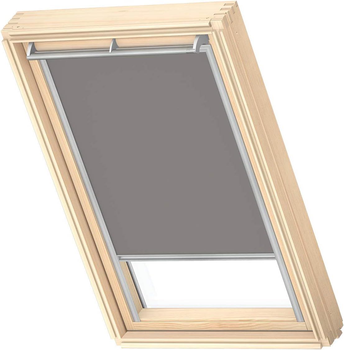 VELUX Original Blackout Blind (DKL), Silver Frame, CK02, Grey