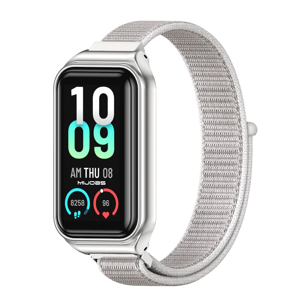MIJOBS Nylon Replacement Strap Watch Wrist Band Smart Bracelet Accessories for Amazfit 7 Fit Band