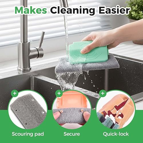 Miniatura 6 de Magic Window Track Cleaner, 2026 Upgraded Handheld Cleaning Brush Set, for Window Slides Grooves, Tile Grout Lines, Shutter Slats, Car AC Vents &