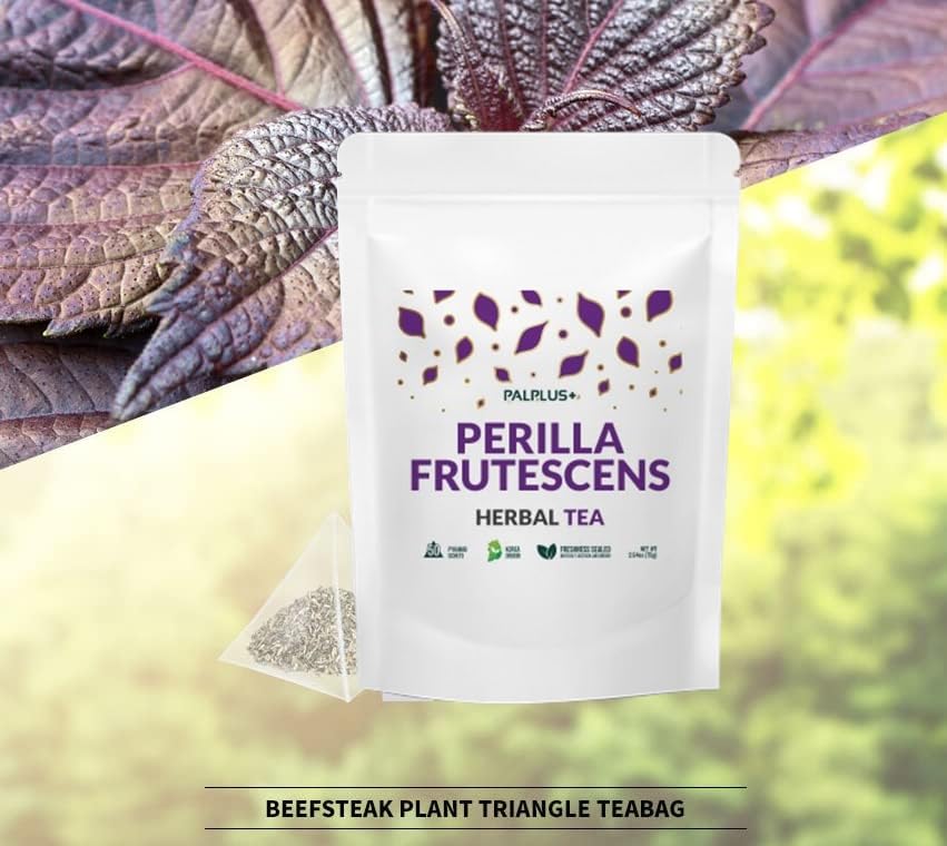 Miniatura 6 de Bolsa de té orgánico natural puro de Perilla Frutescens - 50 bolsas de té (filtros biodegradables de bolsas de té de ácido poliláctico)