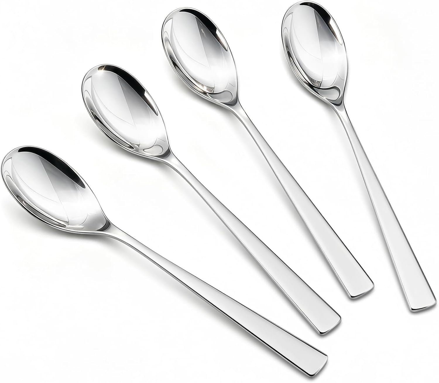 4PCS Dinner Spoons Set, 18/10 Stainless Steel Spoons