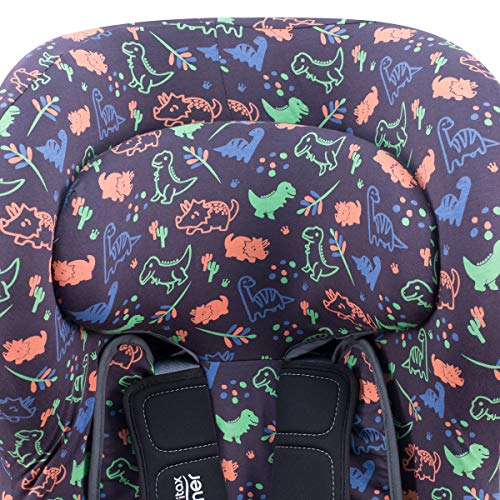 JYOKO KIDS Cover Liner compatible with Romer Britax Max Way Plus (Happy Dino), 1 Unidad (Paquete de 1) - Image 4