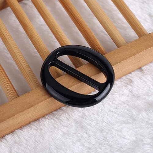 Miniatura 6 de 6 unidades de bufanda circular ovalada de resina plástica para mujeres y niñas, bufandas, hebilla de cintura, clips de cierre de seda, soporte de