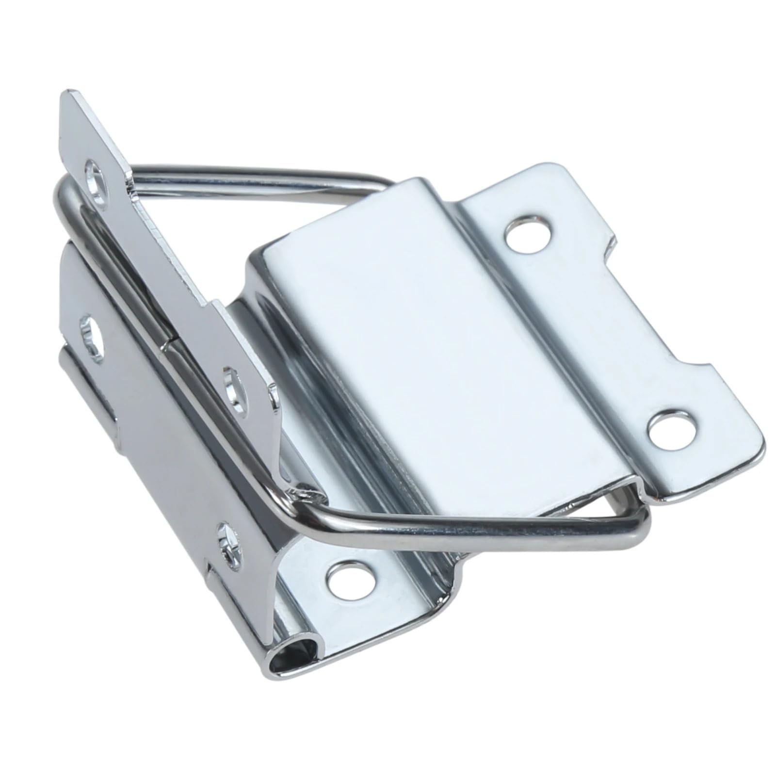 Dmlayhp One Color 2Pcs Iron Chrome Support Hinges Box Luggage Hinge Wooden Furniture Door Cabinet Hinges Suitcase Fitting 71 * 35Mm
