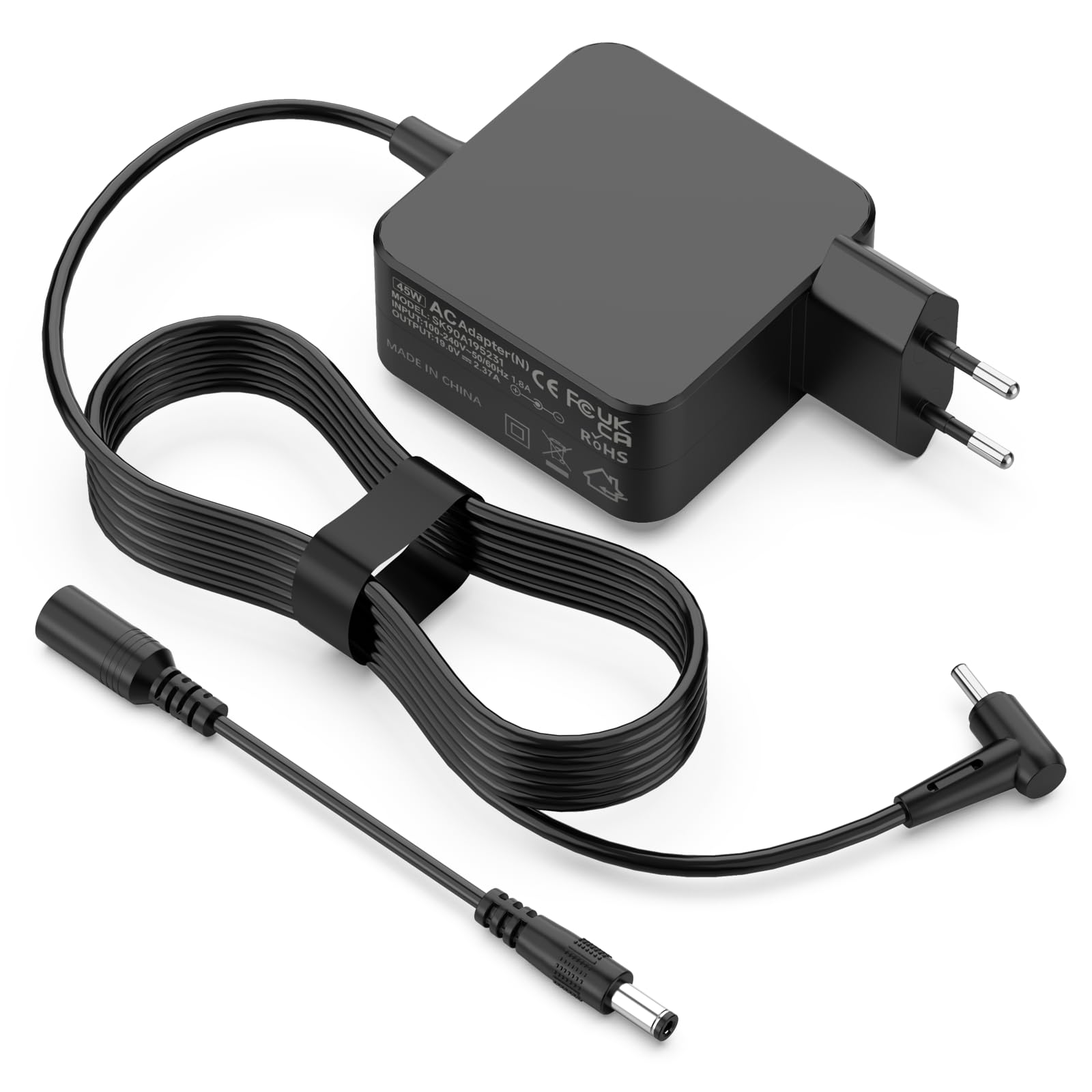 BIUBOTY 45W Ladekabel Laptop Ladegerät Kompatibel mit Asus VivoBook S200E X202E X201E F201E ZenBook UX21A UX31A UX32A – 19V 2,37A Laptop Ladekabel 4,0×1,35mm&5.5×2.5mm AC Adapter Ersatz Netzteil | Vivobook 14 15 S14 S15 E203M E410M X540S X540L X540UA X540SA X553M X553S X556U Zenbook UX303U UX305 UX305F UX305C UX410U