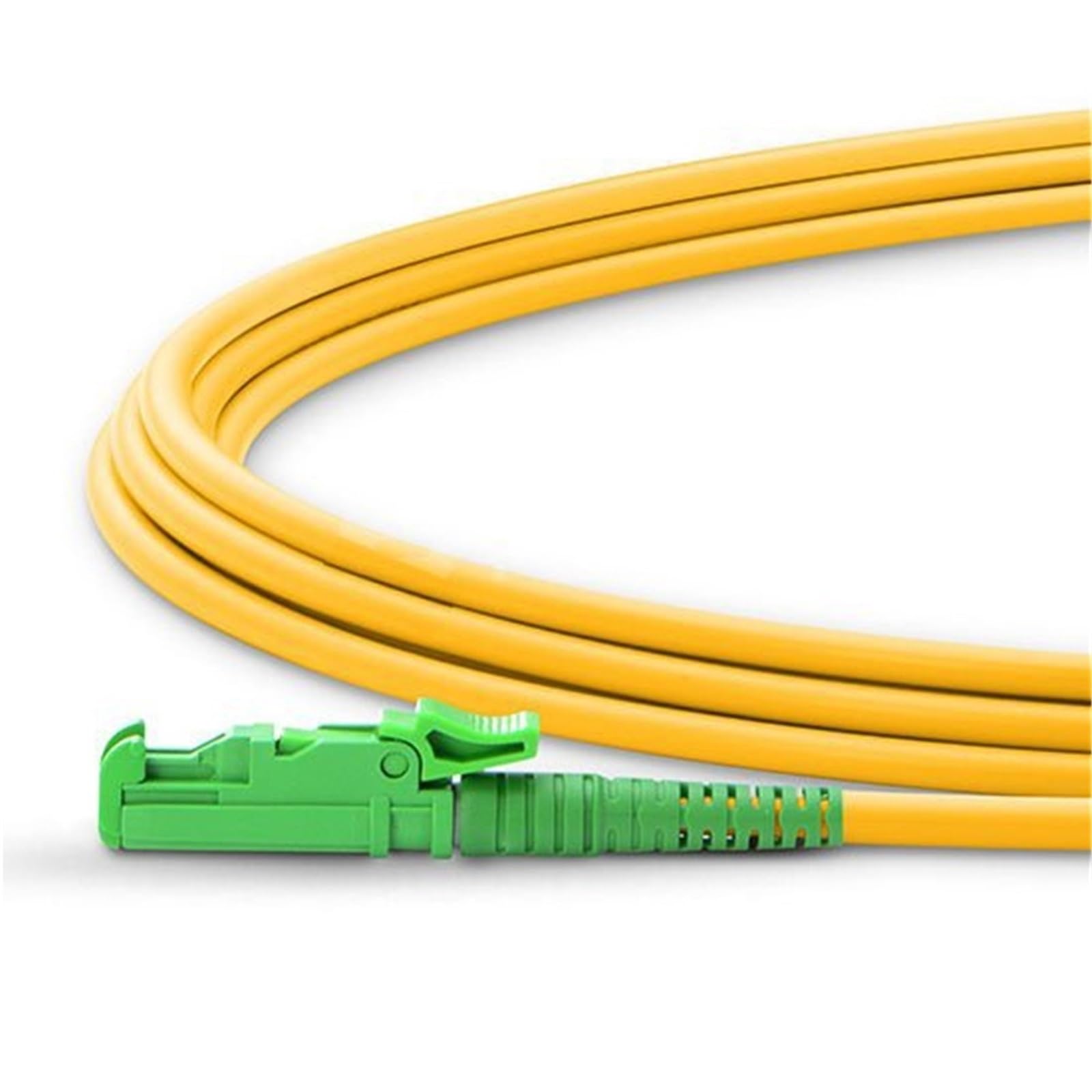 Cordon de raccordement en fibre optique E2000/A à SC/FC/LC/ST à 4 cœurs, longueur 10-100 mètres (10 m, E2000UPC-FC)