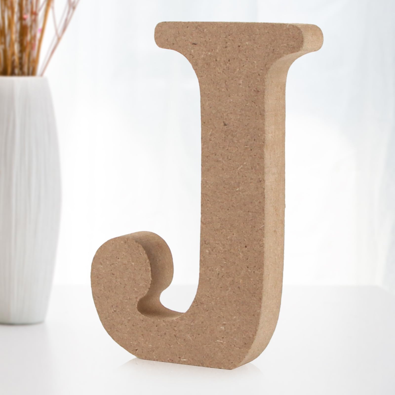 Taozoey Standing Wooden Letters, Wooden Letters for Crafts, DIY Letter, Home Lettering, Untreated Decorations for Home Wall