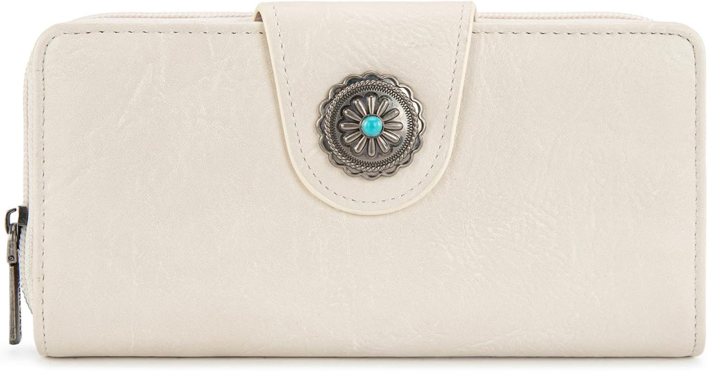 Montana West Women's Wallet Large Capacity Ladies Wallets, Card Cases & Money Organizers Western Clutch Credit Card Cash Wallet Female Travel Phone Wallets with Coin Purse - Image 5