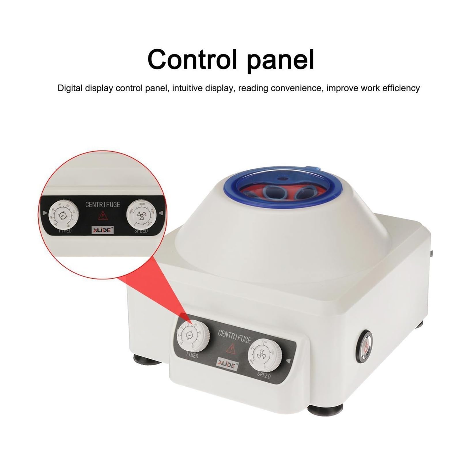 Centrífuga de laboratorio eléctrica 4000 RPM, máquina práctica médica, suero aislado PRP con tubo centrífuga 5 ml, 10 y 15 Para bricolaje
