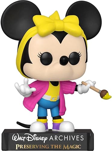 Miniatura 5 de POP Disney Archives: Minnie Mouse – Totally Minnie (1988) Figura de vinilo de Funko (paquete con funda protectora de caja compatible), multicolor,