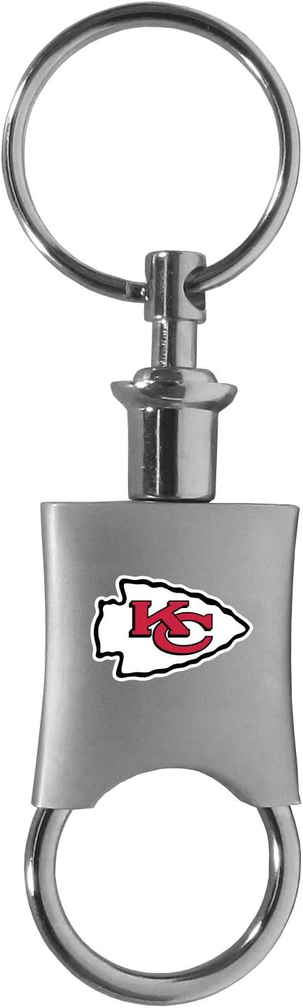 Siskiyou Sports NFL unisex Leather Tri-fold Wallet & Valet Key Chain