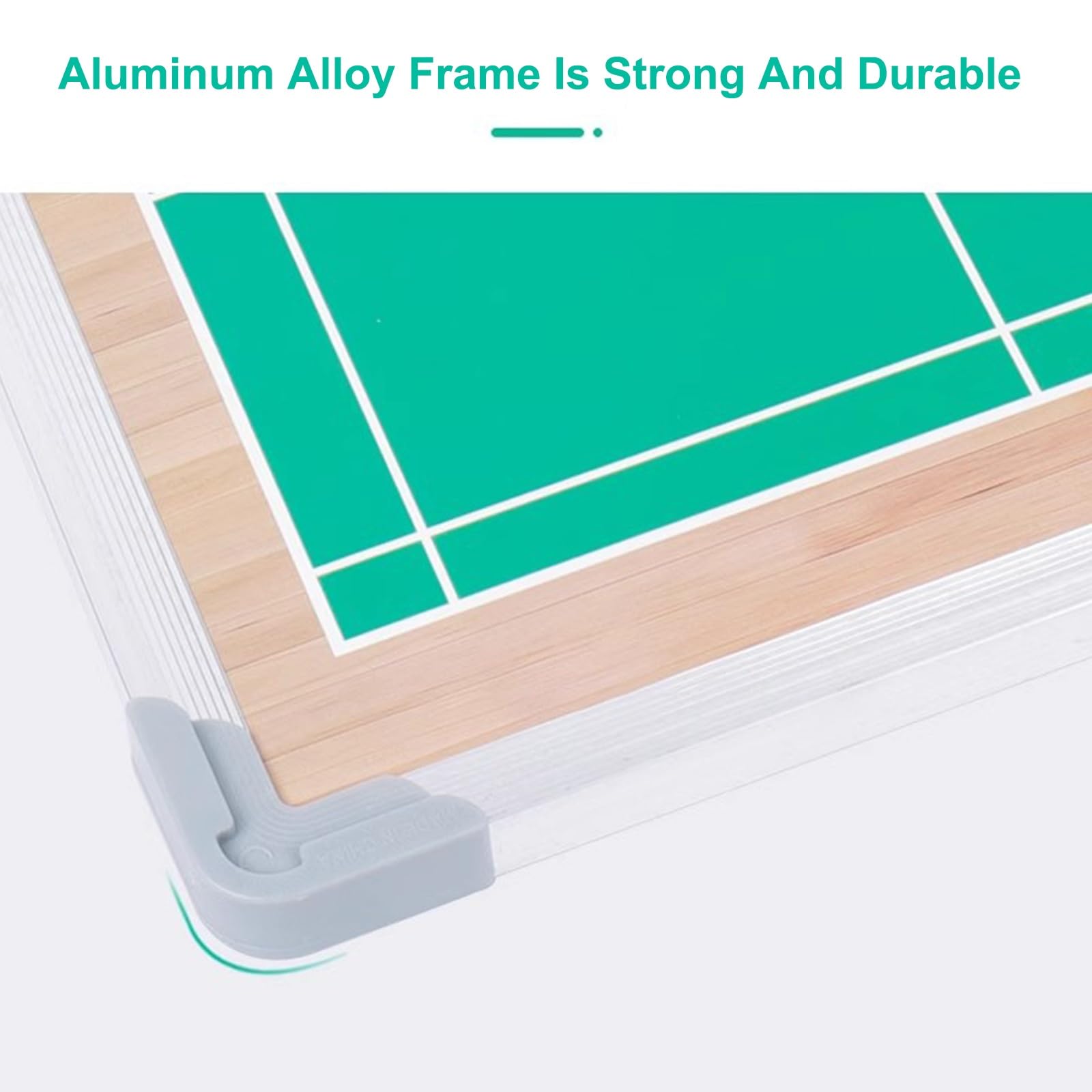 Carpeta Entrenamiento, Kit Entrenamiento Fichas Magneticas, Pizarra Tactica, Tablero de Entrenamiento de Bádminton Táctico Premium, Diseño de Gancho de Acero Inoxidable