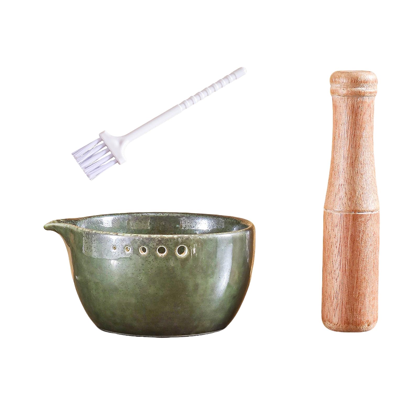 Kalttoy Ergonomic Ceramic Garlic Mincer with Round Holes for Efficient Leaves Separation Leaves Separator Efficient Western Tool