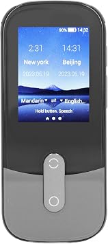 Portable Language Translator Device, Two Way Smart Translator in Real Time, Offline Online Voice Photo Translation, Support 119 Languages for Business, Learning, Travel