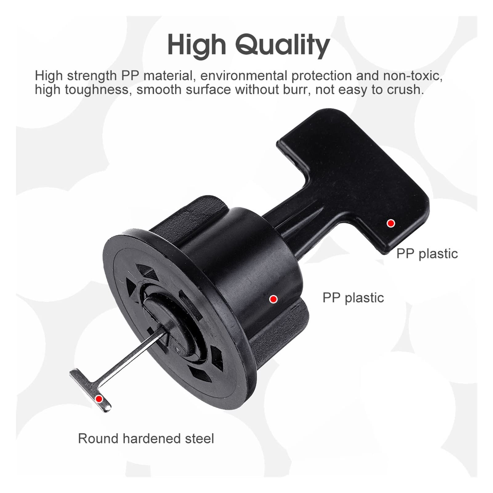 yaoqijie 15. 1 pz. Livello Wedges Piastrella Spacer Spacer Wall Lelleer Piastrellatura Piastrellante Sistema di Cunei Distanziali for Pavimenti Pinza for Piastrelle for Piastrelle a Parete Lasting