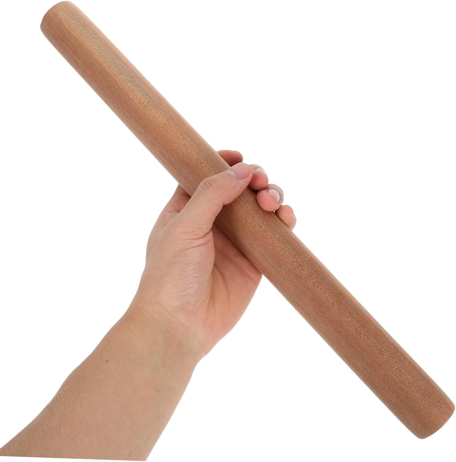 BESTYASH Solid Wood Rolling Pin Heavy Duty Non Stick Dough Roller for Pizza Pastry Cookies Easy to Clean Thick Design Essential Baking Tool for Home Bakers image 4