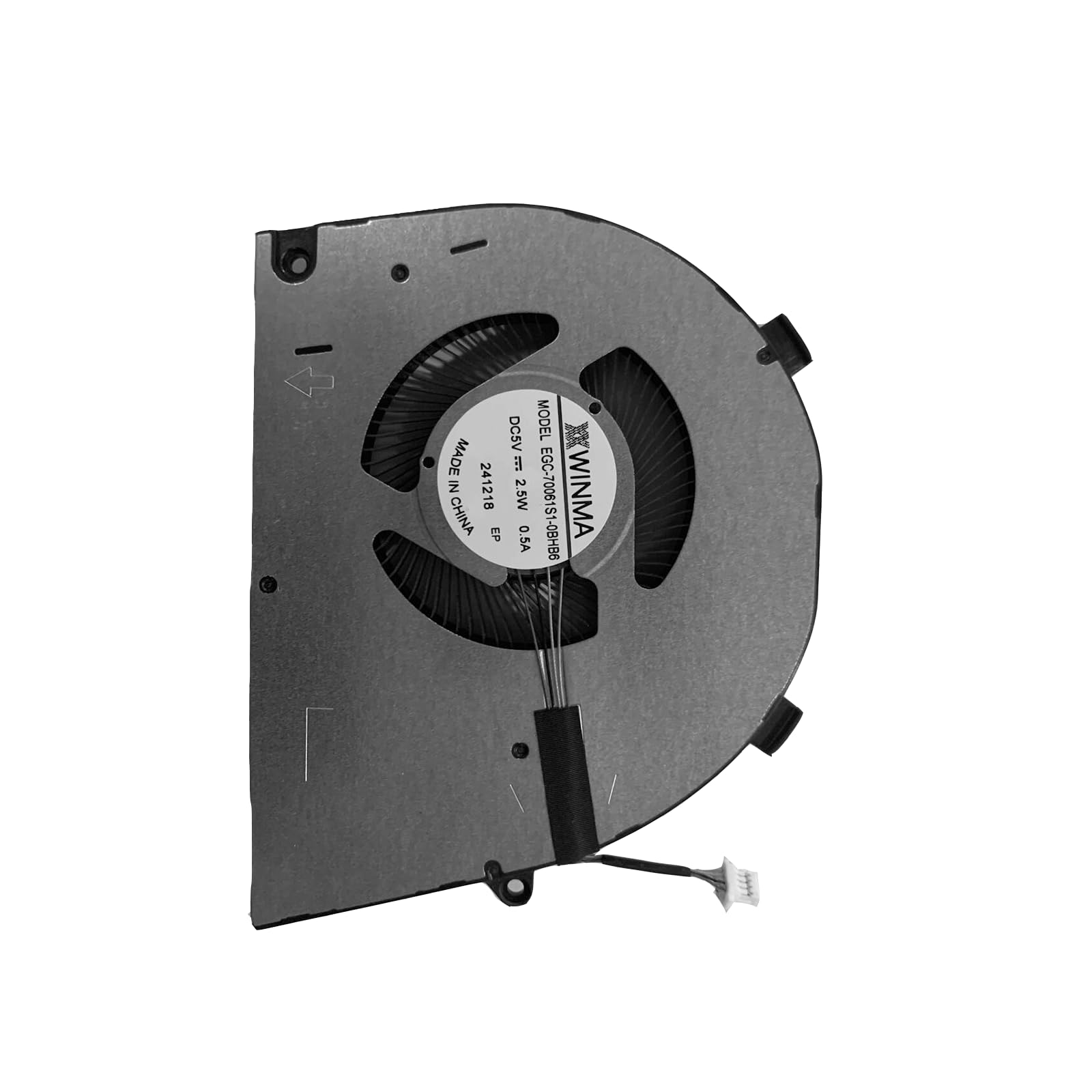 Siakoocty Replacement Laptop CPU Cooling Fan for Dell Vostro 5620 5625 Inspiron 16 7620 2-in-1 0T8R2T DFS5K12B159A1R 023.100QC.0001