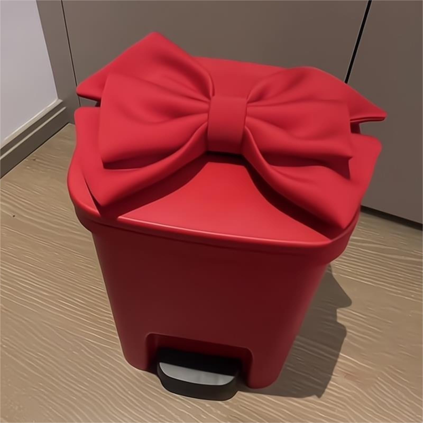 Cubo De La Basura Casa Cubo De Basura For Baño con Tapa Y Pedal For Dormitorio Papelera Reciclaje