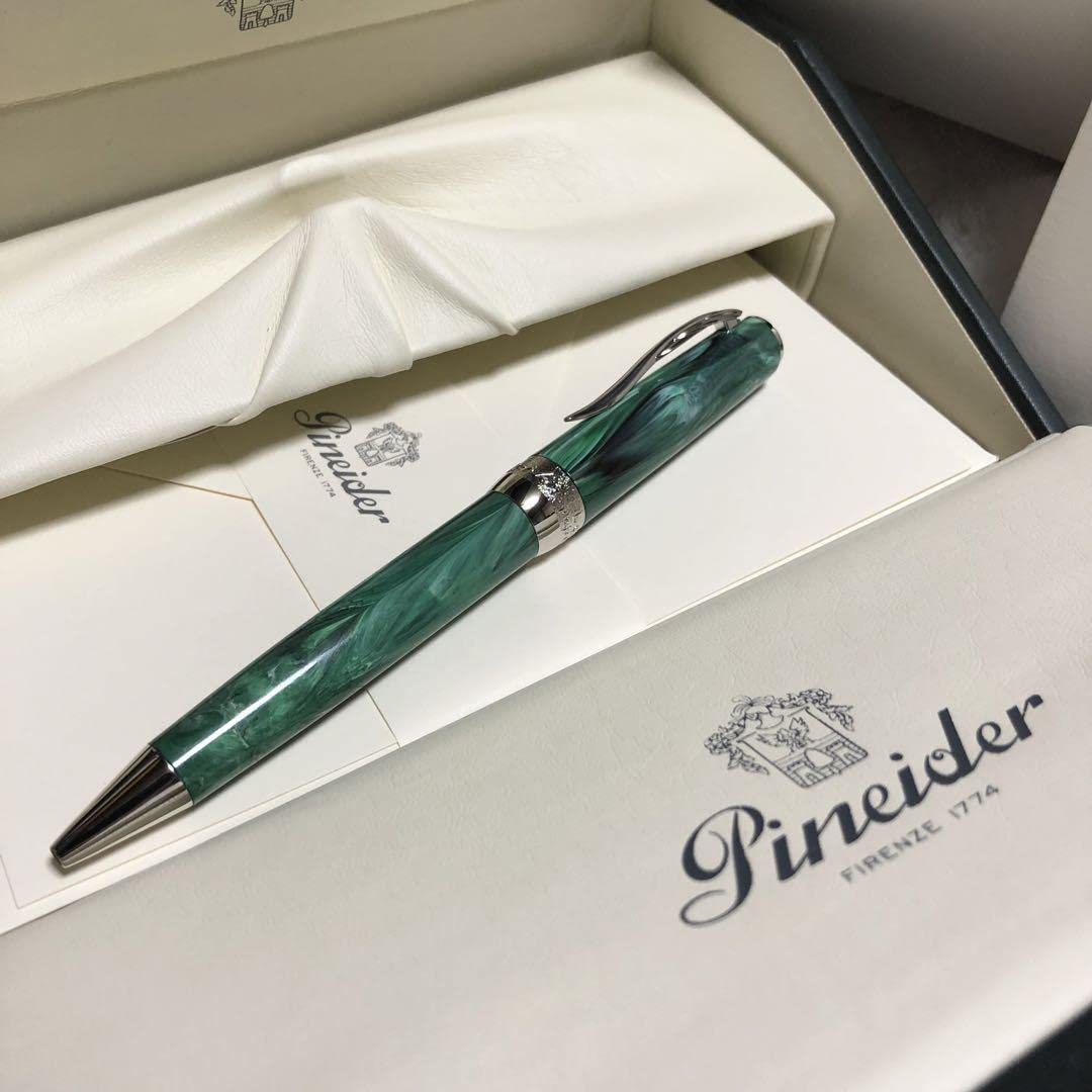 Pineider(ピナイダー)ボールペン 本体 グリーン　新品未使用 Amazon | 廃番 ピナイダー ボールペン ジェムストーン