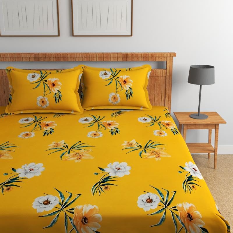 Image of Florida Polycotton Bedsheet (Rose Grey, Super King)