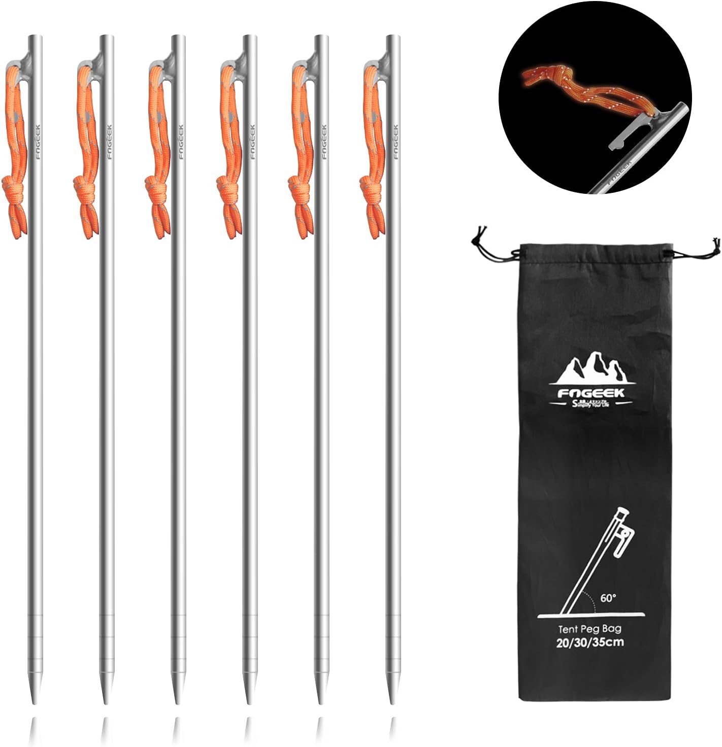 ペグ チタン合金製 テントペグ 30 35cm チタンペグ 硬い土 草地 砂浜 砂利 岩場キャンプペグ