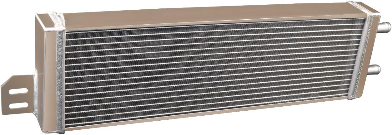 Universal Liquid Heat Exchanger For Air to Water Turbo Intercooler 21" W X 6.6" H, Full Aluminum
