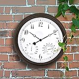 gartenuhr schiefer ★ WETTERDICHT - Kann mit dem schlechtesten Wetter umgehen und ist in attraktiven Stilen erhältlich. Diese Wetterfeste Wanduhr sind robust und können mit jedem Wetter umgehen.