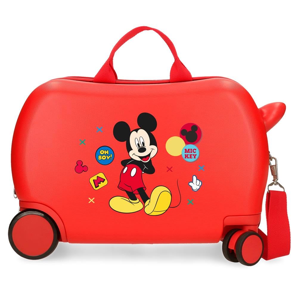 Disney Joumma Minnie Enjoy The Day Walizka dziecięca, Czerwone, walizka dziecięca
