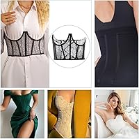 Vista 6 de BENECREAT 24 piezas de corsé de metal en espiral de 10 pulgadas, varillas de modelado de acero en espiral, corsé en espiral para corsés, costura